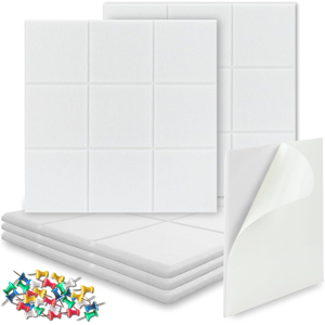 Does Not Apply Felt Notice Board - 30 X 30 X 0.9 Cm, Pack Of 6, Self-Adhesive Vision Board, Thi Does Not Apply Felt Notice Board - 30 X 30 X 0.9 Cm, Pack Of 6, Self-Adhesive Vision Board, Thi