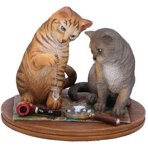Nemesis Now Lisa Parker Purrlock Holmes Cats Figurine - Figurine Nemesis Now Lisa Parker Purrlock Holmes Cats Figurine - Figurine