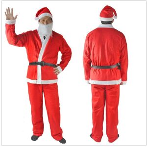 Shatchi 10 Adult Budget Santa Suit Father Christmas Fancy Dress Costume Party Supply Shatchi 10 Adult Budget Santa Suit Father Christmas Fancy Dress Costume Party Supply