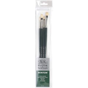 Winsor & Newton Winton Oil Long Handle Brush, Pack Of 3 Winsor & Newton Winton Oil Long Handle Brush, Pack Of 3