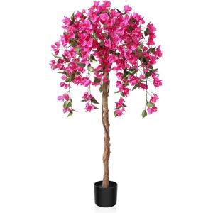 Fopamtri Artificial Plants Bougainvillea Tree 120 Cm Artificial Blossom Tree, F Fopamtri Artificial Plants Bougainvillea Tree 120 Cm Artificial Blossom Tree, F