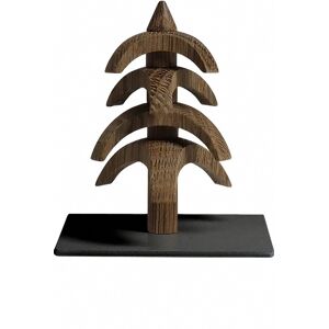 Seiffener Volkskunst Tree To Turn, Smoked Oak, 8 Cm / 3 Inch, Original Erzgebirge By S.. Sv 25607 New Seiffener Volkskunst Tree To Turn, Smoked Oak, 8 Cm / 3 Inch, Original Erzgebirge By S.. Sv 25607 New