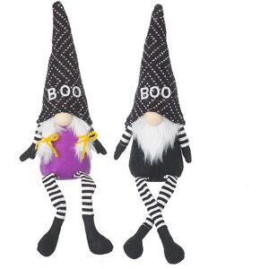 Halloween Decorations - Heaven Sends Set Of Two Boo Themed Novelty Gonks Halloween Decorations - Heaven Sends Set Of Two Boo Themed Novelty Gonks