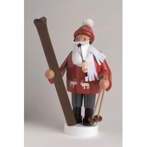 Kwo Kunstgewerbe-Werkstätten Olbernhau Gmbh Smoker Figure Skier 19 Cm New Smoker Figurine Erzgebirge Kwo Kunstgewerbe-Werkstätten Olbernhau Gmbh Smoker Figure Skier 19 Cm New Smoker Figurine Erzgebirge