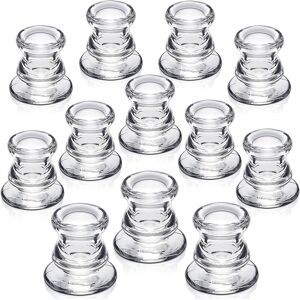 Azuritek Candlestick Holders Bulk 12pcs Taper Candle Holders For Table Centerpiece Thick Azuritek Candlestick Holders Bulk 12pcs Taper Candle Holders For Table Centerpiece Thick