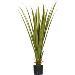 Homcom Potted Artificial Plants Agave Succulent For Desk Indoor Outdoor - 90cm Homcom Potted Artificial Plants Agave Succulent For Desk Indoor Outdoor - 90cm