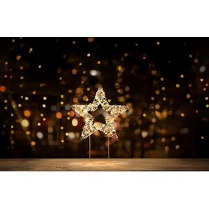 Christmas Crackers Xmas Table Top Star 45cm Rose Gold With 720 Warm White Leds Decoration Christmas Christmas Crackers Xmas Table Top Star 45cm Rose Gold With 720 Warm White Leds Decoration Christmas