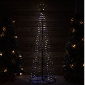 Samuel Alexander 2.1m Christmas Pyramid Cone Tree With 580 Multi-Action White & Warm White Leds Samuel Alexander 2.1m Christmas Pyramid Cone Tree With 580 Multi-Action White & Warm White Leds