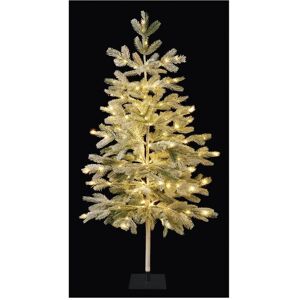 Christmas Crackers 1.2m Lit Snowy Pine Needle Tree Warm White Indoors & Outdoors Xmas Decoration Christmas Crackers 1.2m Lit Snowy Pine Needle Tree Warm White Indoors & Outdoors Xmas Decoration