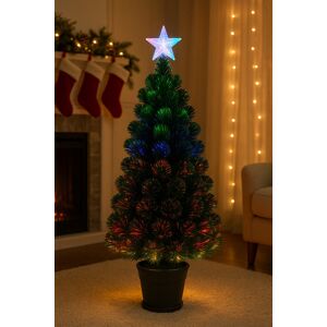 Home Decor Fibre Optic Christmas Tree 3ft Multi Coloured Led Lights Table Top Xmas Decor Home Decor Fibre Optic Christmas Tree 3ft Multi Coloured Led Lights Table Top Xmas Decor