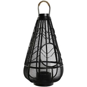 Candleholder Home Esprit Black Metal 28 X 28 X 50 Cm Candleholder Home Esprit Black Metal 28 X 28 X 50 Cm
