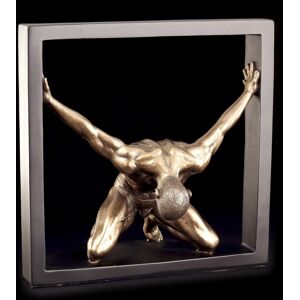Nude Figure Man - Captive Of Himself - Erotic Frame Veronese Bronzed Nude Figure Man - Captive Of Himself - Erotic Frame Veronese Bronzed