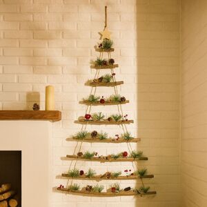 Neo Wooden Ladder Decoration Rustic Nordic Hanging Wall Christmas Tree Neo Wooden Ladder Decoration Rustic Nordic Hanging Wall Christmas Tree