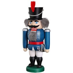 Seiffener Volkskunst German Nutcracker Hussar Blue, Height 20 Cm / 8 Inch, Original .. Sv 11452/2 New Seiffener Volkskunst German Nutcracker Hussar Blue, Height 20 Cm / 8 Inch, Original .. Sv 11452/2 New