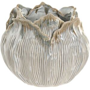 Vase Home Esprit Cream Ceramic Leaf Of A Plant 22 X 22 X 19 Cm Vase Home Esprit Cream Ceramic Leaf Of A Plant 22 X 22 X 19 Cm