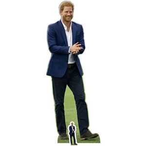 Star Cutouts Prince Harry Blue Suit And Beard Lifesize Cardboard Cutout 188cm Star Cutouts Prince Harry Blue Suit And Beard Lifesize Cardboard Cutout 188cm