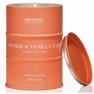 M&sense Orange Vanilla Scented Candles Gifts For Women, Non Toxic Soy Candles F M&sense Orange Vanilla Scented Candles Gifts For Women, Non Toxic Soy Candles F