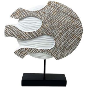 Bps Home Polyresin Abstract Sculpture Textured Modern Decorative Accent Home Decor 40cm Bps Home Polyresin Abstract Sculpture Textured Modern Decorative Accent Home Decor 40cm