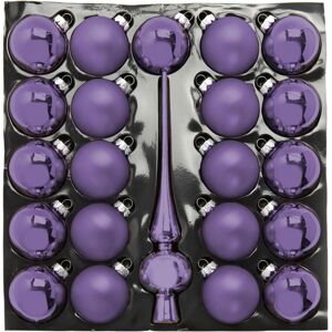 Heitmann Deco Christmas Tree Decoration Set Glass Baubles + Tree Topper - Christ Heitmann Deco Christmas Tree Decoration Set Glass Baubles + Tree Topper - Christ