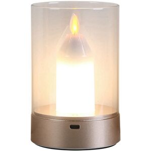 Sodial 2x(Usb Candle Light Rechargeable Flameless Electric Led Candle Dancing3408 Sodial 2x(Usb Candle Light Rechargeable Flameless Electric Led Candle Dancing3408