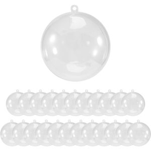 Sodial 3x(24 Balls/batch Diy 70mm Christmas Tree Hanging Transparent Transparent1348 Sodial 3x(24 Balls/batch Diy 70mm Christmas Tree Hanging Transparent Transparent1348