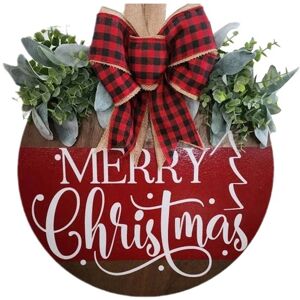 Sodial 3x(Christmas Welcome Sign For Front Door, Hanging Wooden Welcome Sign2034 Sodial 3x(Christmas Welcome Sign For Front Door, Hanging Wooden Welcome Sign2034