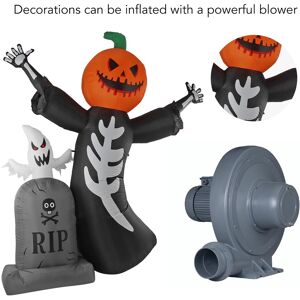 (Us Plug 100‑240v)Halloween Pumpkin Tombstone Inflatable Decoration Pumpkin (Us Plug 100‑240v)Halloween Pumpkin Tombstone Inflatable Decoration Pumpkin