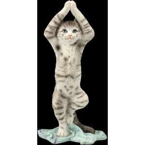 Cat Figure Yoga – Veronese Studio Tree Pose Statue Hand-Painted 15 Cm Decor Cat Figure Yoga – Veronese Studio Tree Pose Statue Hand-Painted 15 Cm Decor