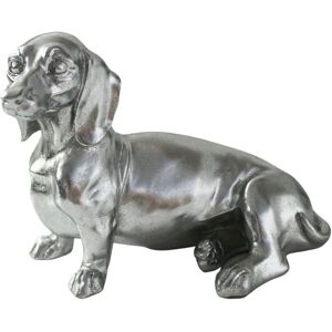Lesser & Pavey Dachshund Ornament Silver Dog Sculpture Shiny Home Decor Pet Shelf Figurine Lesser & Pavey Dachshund Ornament Silver Dog Sculpture Shiny Home Decor Pet Shelf Figurine