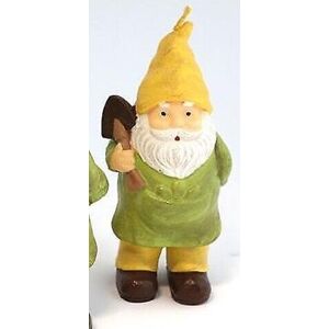 Saico Gmbh Candle "Garden Gnome" 6x4.5x12 Cm New Wax Candle Decorative Candle Saico Gmbh Candle "Garden Gnome" 6x4.5x12 Cm New Wax Candle Decorative Candle