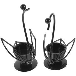 Sodial 3x(Swan Iron Candle Holder,Metal Candle Stand,Tall Candle Holders,Dining3168 Sodial 3x(Swan Iron Candle Holder,Metal Candle Stand,Tall Candle Holders,Dining3168