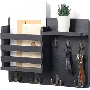 Sodial Key And Mail Holder For Wall Mail Organizer Wall Mount With Hooks Easy4242 Sodial Key And Mail Holder For Wall Mail Organizer Wall Mount With Hooks Easy4242