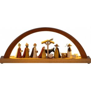 Richard Glässer Seiffen German Candle Arch Led Nativity Scene, Length 40 Cm / 16 Inch, Na.. Rg 01091 New Richard Glässer Seiffen German Candle Arch Led Nativity Scene, Length 40 Cm / 16 Inch, Na.. Rg 01091 New