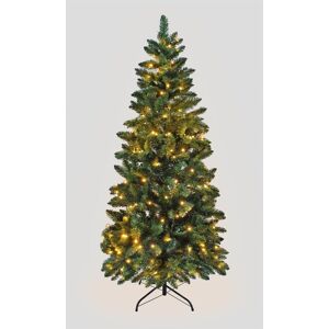 Shatchi Christmas Tree Pre Lit Slim Pencil Pine Green Artificial Bushy Xmas Decor 8ft Uk Shatchi Christmas Tree Pre Lit Slim Pencil Pine Green Artificial Bushy Xmas Decor 8ft Uk