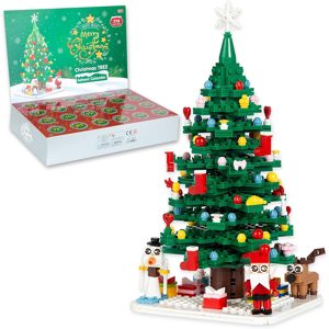 Branded Advent Calendar 2025 Christmas Tree Building Toy Set, Christmas Countdown Calend Branded Advent Calendar 2025 Christmas Tree Building Toy Set, Christmas Countdown Calend