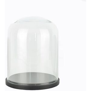 Emh Medium Glass Dome Display Cloche With Black Base 22 X 18 Cm Emh Medium Glass Dome Display Cloche With Black Base 22 X 18 Cm