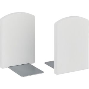 Relaxdays Bookends Book Supports Bamboo Organiser Modern White Book Holders Space-Saving Relaxdays Bookends Book Supports Bamboo Organiser Modern White Book Holders Space-Saving