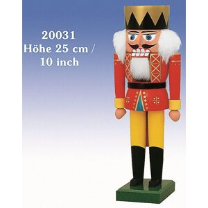 Kwo Kunstgewerbe-Werkstätten Olbernhau Gmbh Nutcracker King 25 Cm New Wood Figure Erzgebirge Crack Nuts Kwo Kunstgewerbe-Werkstätten Olbernhau Gmbh Nutcracker King 25 Cm New Wood Figure Erzgebirge Crack Nuts