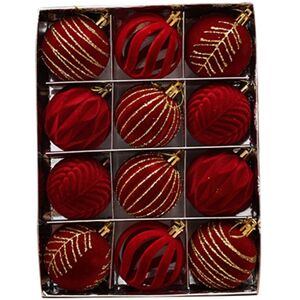 Sodial 3x(12pcs 6cm Christmas Ornaments Tree Decorations For Holiday Wedding4498 Sodial 3x(12pcs 6cm Christmas Ornaments Tree Decorations For Holiday Wedding4498