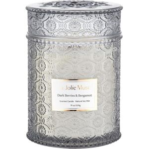 La Jolíe Muse La Jolie Muse Dark Berries & Bergamot Scented Candles, Large Glass Jar Candle, La Jolíe Muse La Jolie Muse Dark Berries & Bergamot Scented Candles, Large Glass Jar Candle,