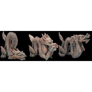 Chinese Dragon Figures - Nothing Evil - Dragon Decor Fantasy Lucky Charm Chinese Dragon Figures - Nothing Evil - Dragon Decor Fantasy Lucky Charm