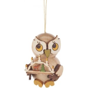 Gro�handel Dregeno Tree Trunk Eulenkind + Candle Arches H Sleeve He 40mm New Christmas Ornament Gro�handel Dregeno Tree Trunk Eulenkind + Candle Arches H Sleeve He 40mm New Christmas Ornament