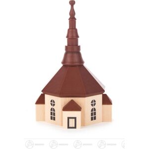 Dregeno Miniature Seiffen Church Natural - Miniature Church, Erzgebirge Folk Art, Handcrafted Dregeno Miniature Seiffen Church Natural - Miniature Church, Erzgebirge Folk Art, Handcrafted