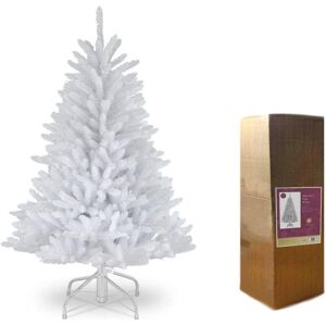 Shatchi 5ft Christmas Tree White Xmas Artificial Bushy Pine Outdoor Xmas Home Decoration Shatchi 5ft Christmas Tree White Xmas Artificial Bushy Pine Outdoor Xmas Home Decoration