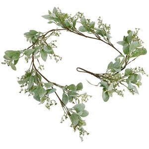 Hill Interiors Lambs Ear & Wax Flower Artificial Garlandone Size Green Hi4910 Hill Interiors Lambs Ear & Wax Flower Artificial Garlandone Size Green Hi4910