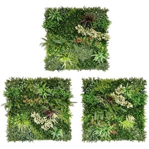True Products Artificial Green Living Wall Hedge Plant Panels 3x 1m X 1m Combo Set - Gala Abc True Products Artificial Green Living Wall Hedge Plant Panels 3x 1m X 1m Combo Set - Gala Abc
