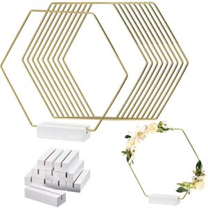 Uxcell Metal Floral Hoop 8 Inch Wreath Table Decoration Gold Tone 10 Set Uxcell Metal Floral Hoop 8 Inch Wreath Table Decoration Gold Tone 10 Set