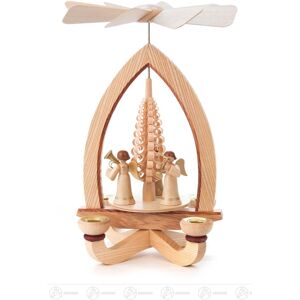 Großhandel Dregeno Pyramid With Angels, For Candles D=14mm Bxhxt 19 Cmx27 Cmx19 Cm New Erzgebirge Großhandel Dregeno Pyramid With Angels, For Candles D=14mm Bxhxt 19 Cmx27 Cmx19 Cm New Erzgebirge