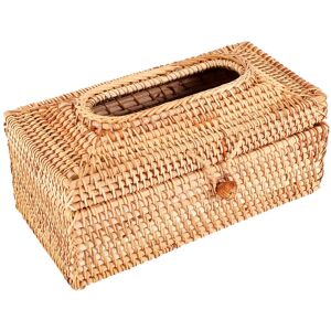 Sodial 2x( Rack Rattan Tissue Box Elegant Home Decoration Handmade Desktop Tissue9678 Sodial 2x( Rack Rattan Tissue Box Elegant Home Decoration Handmade Desktop Tissue9678