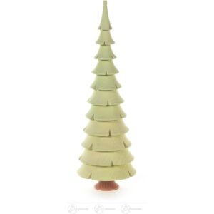 Dregeno Solid Wood Christmas Tree - 21 cm Light Green Erzgebirge Folk Art Dregeno Solid Wood Christmas Tree - 21 cm Light Green Erzgebirge Folk Art